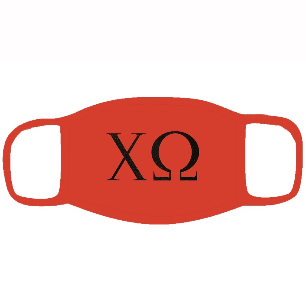 Chi Omega IRON ON | Face Mask NOT Included